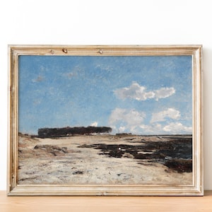 Coastal Decor, Seascape Painting, Beach Landscape, Seascape Print, Beach Wall Art / P50