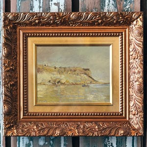 Seascape Painting, Coastal Print, Beach Wall Art, Beach House Decor, Vintage Print / P67