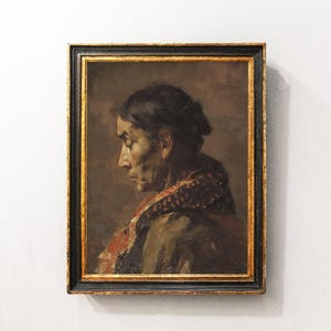 Spaniard Portrait, Woman Portrait Painting, Woman Painting, Home Decor, Wall Art / P346