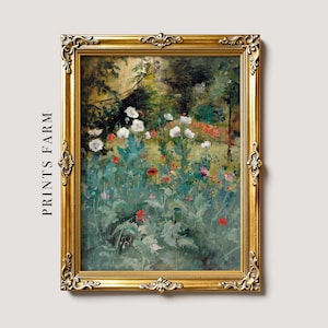 Wildflower Art Print, Rustic Home Decor / P327