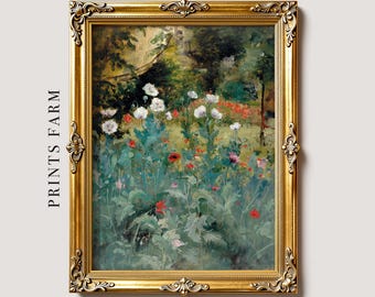 Wildflower Art Print, Rustic Home Decor / P327