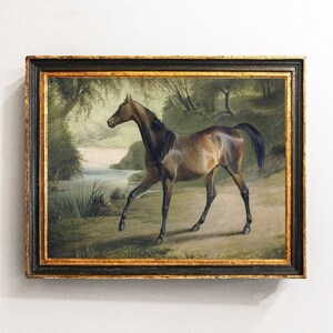 Horse Painting, Horse Print, Equestrian Print, Farmhouse Decor, Animal Art / P555