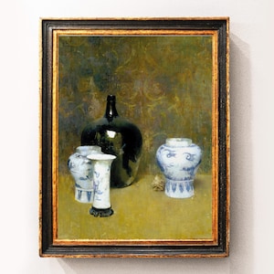 Vases Painting, Still Life Print, Vintage Still Life, Kitchen Decor, Mailed Print / P23