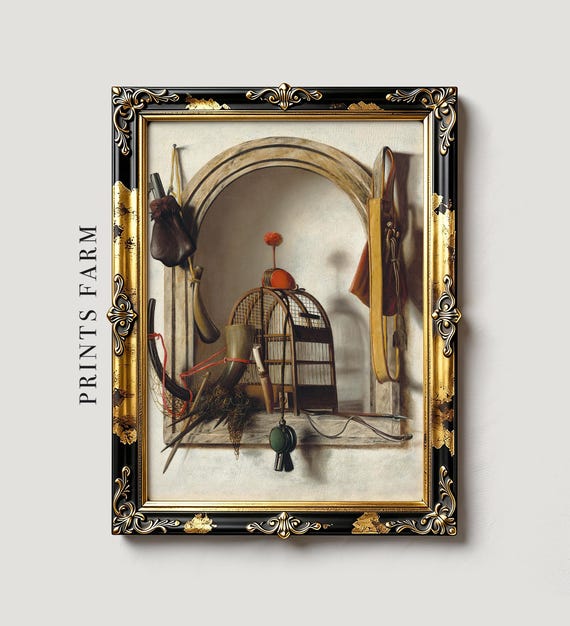 Hunting Still Life Print, Kitchen Wall Art / P105