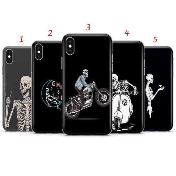 Skeleton Phone Case For Iphone Samsung And Huawei J10 Etsy