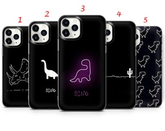 Dinosaur Phone Case, Jurassic Art, Soft Gel Cover