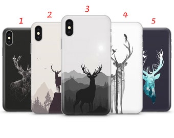Deer Phone Case, Wild Cover, Soft TPU Gel