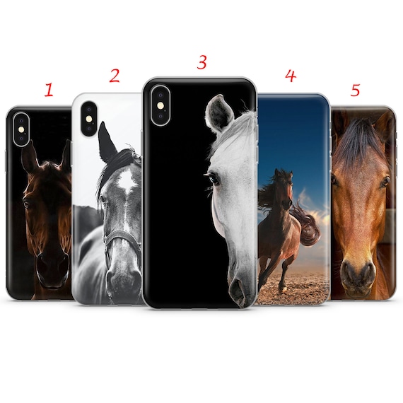 Octrooi slijtage Kwelling Paarden telefoonhoesje Zwart hoesje voor iPhone 6 7 8 - Etsy België