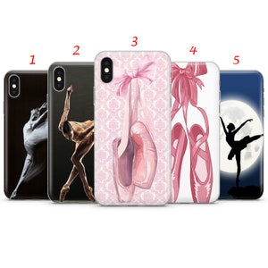 Ballet telefoonhoesje Puantes Cover past voor iPhone 6,7,8,SE2020,11,12,13,14,15 Galaxy A20e, A51, S10, Mate