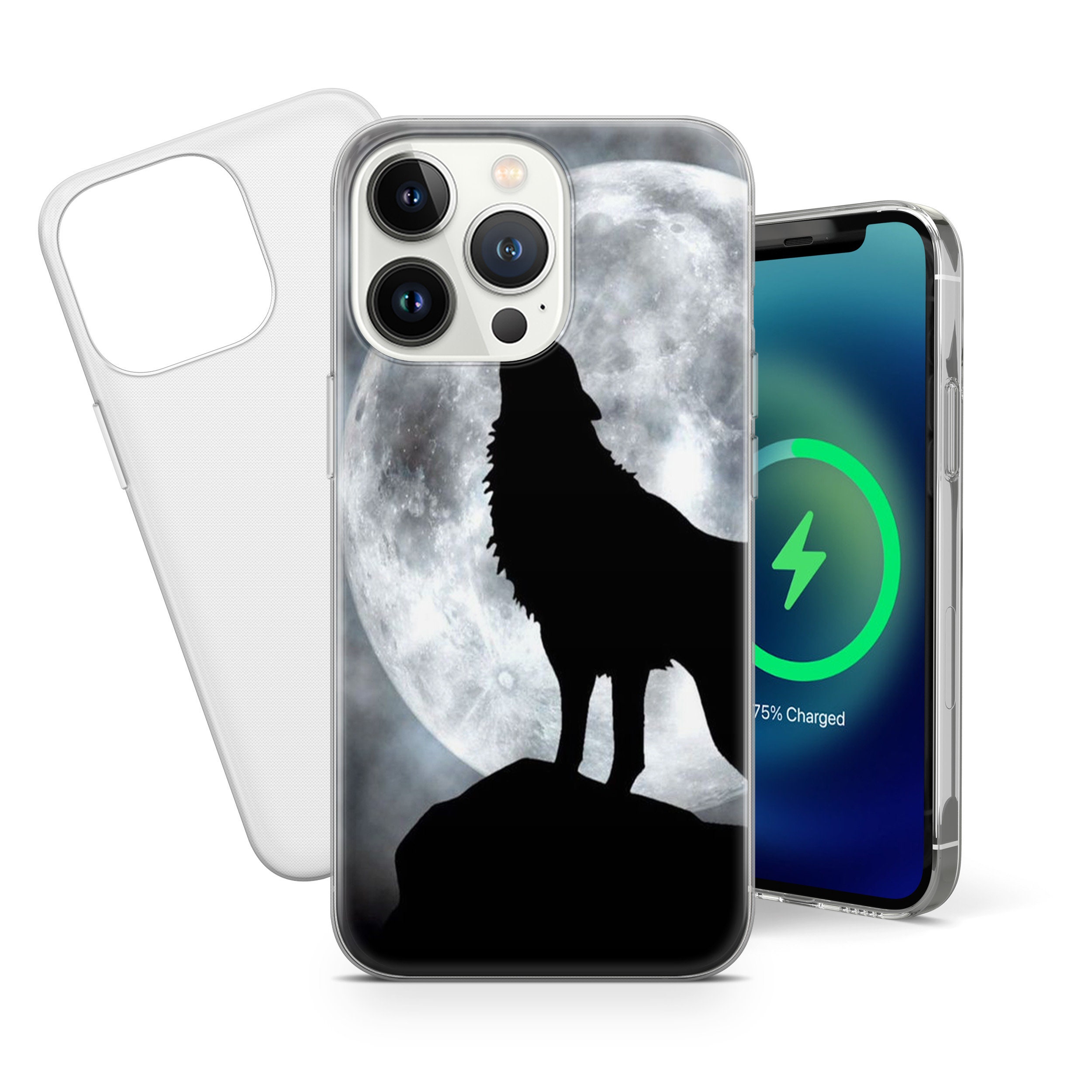 White Wolf Custodia Flip In Similpelle Per IPhone 7/8/SE (2020) Con Slot Portatessere