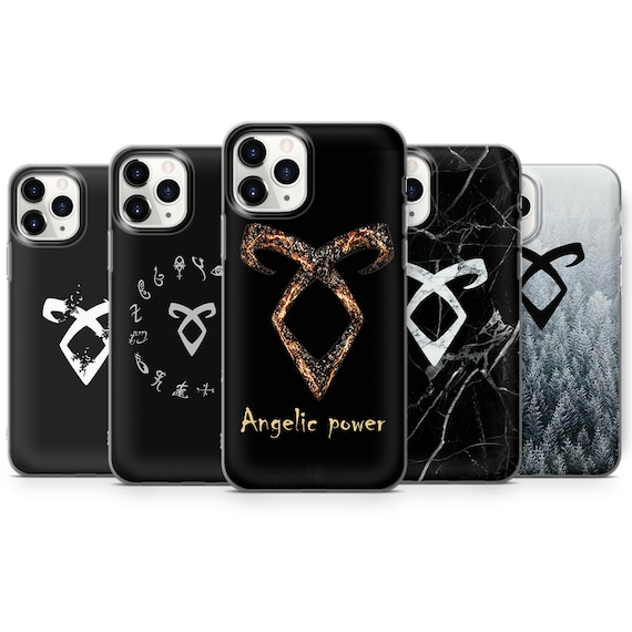 Angelic Power Black Witch phone case Moon Cover fits for iPhone 15,14,13,6, 7,8,11,12 Galaxy A20e,S21,A21,S10e, S22 Ultra,A52,A32,A50,A70