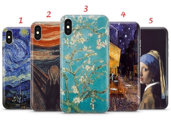 Art Vintage phone case Design Cover for iPhone 6,7,8,SE2020,11,12,X,13,14,15 Galaxy A20e,A12,A71,A51,S10,S21 FE,S22,A52,A32,S7,A40,A70,A5