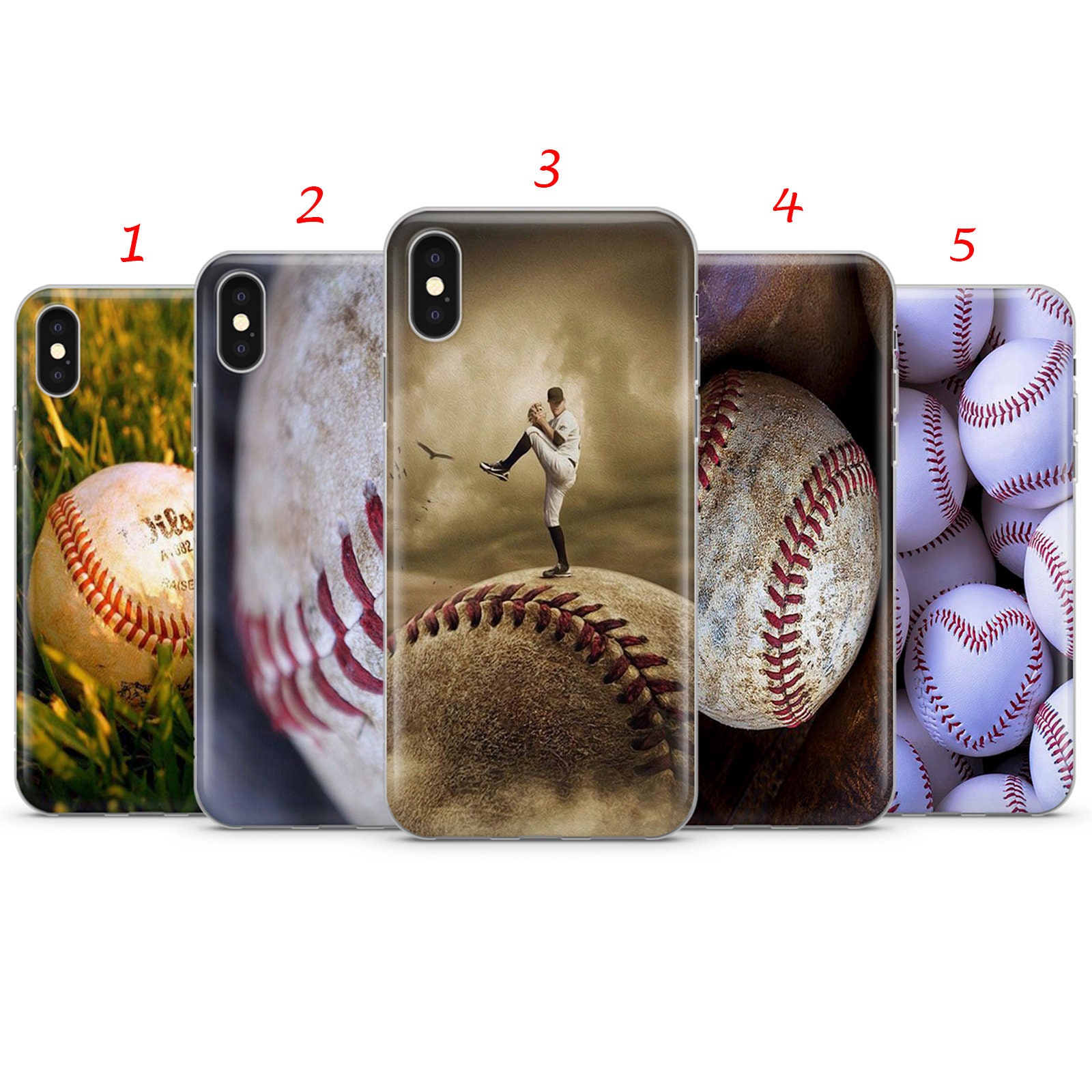 Baseball phone case fits for iPhone 6 7 8 SE2020 11 12 Etsy