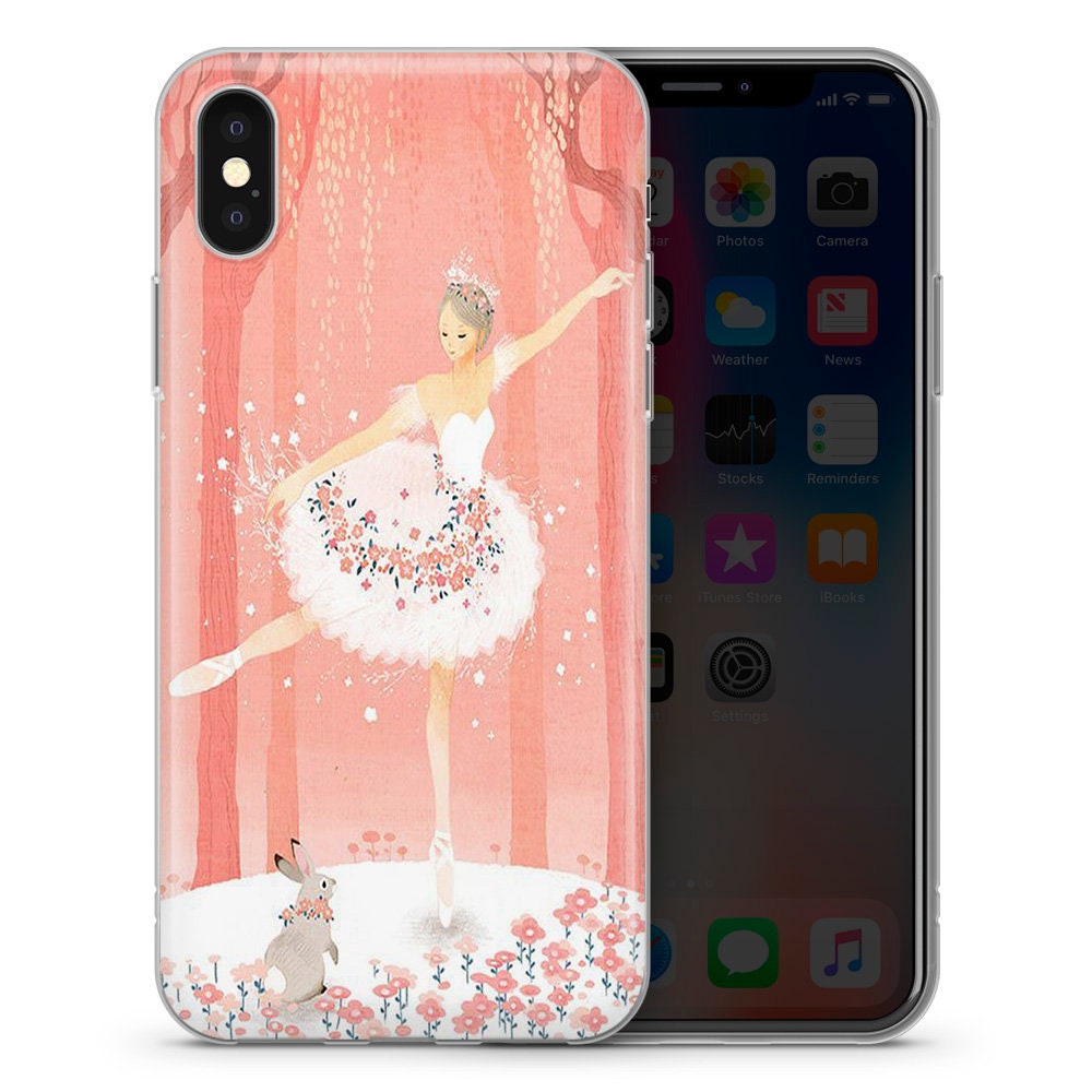 Ballet Phone Case Dancers Cover for iPhone 15,14,13,6,7,8,11
