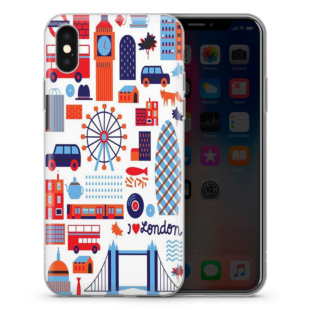London phone case fits for iPhone 6 7 8 SE2020 11 12 Etsy
