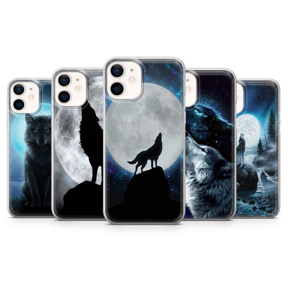 Wolf phone case Forest Cover for iPhone 15,14,13,12,6,7,8,11,Xr,8 Galaxy S21 FE,S10e,A20e, A51,A12,S21,A50,A70
