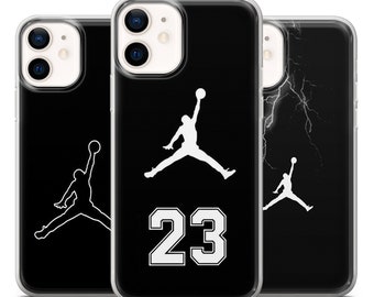 Custodia per telefono a forma di giocatore di basket, per iPhone 15, 14, 6, 7, 8, SE2020, 11, 12, 13, Xs, Xr, Galaxy A20e, A51, S10, S21, A50, A71