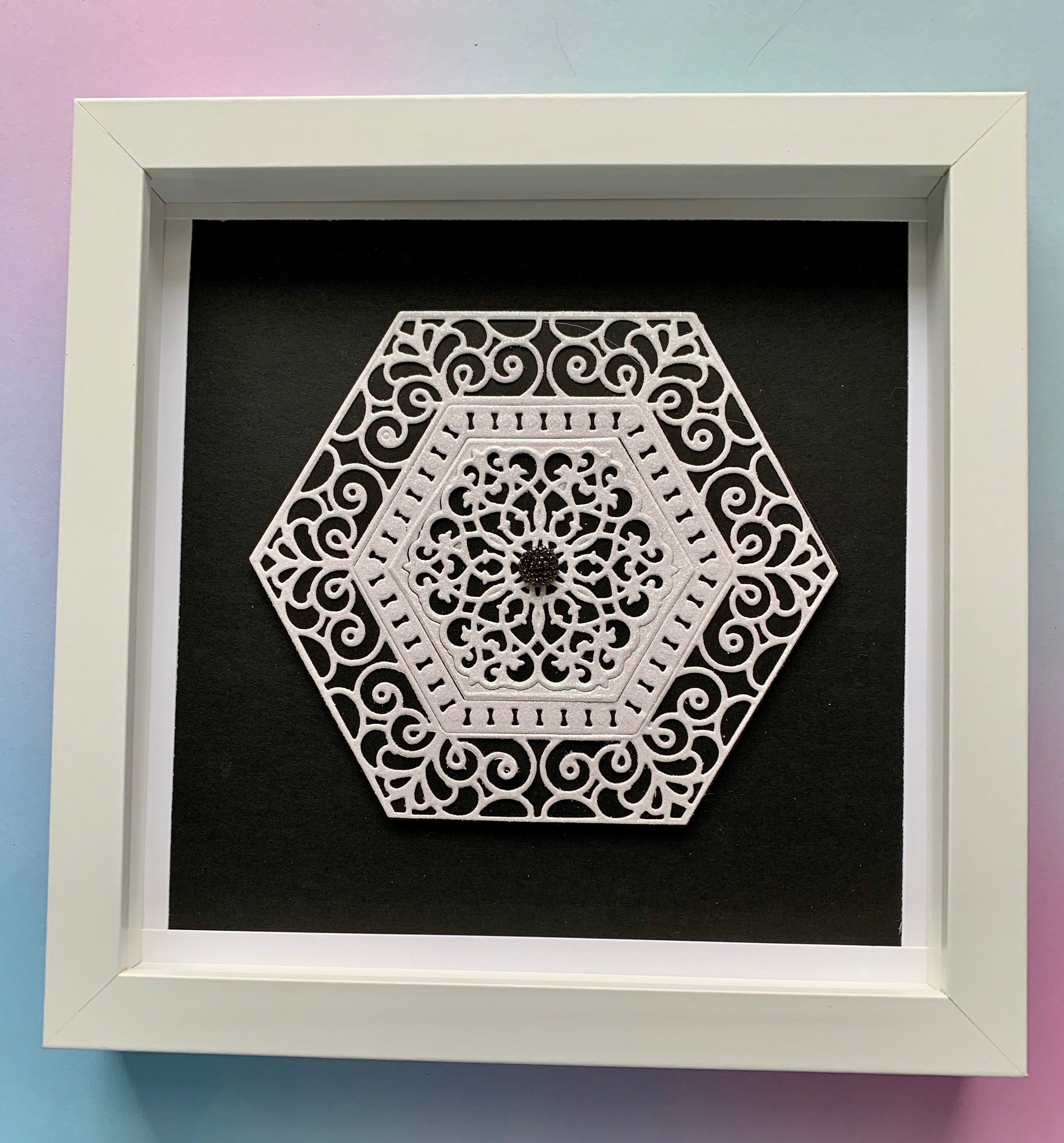 Black and white wall hanging Etsy
