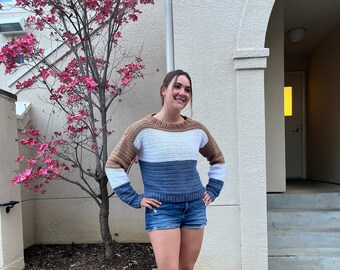 Handmade Crochet Pull-over Sweater