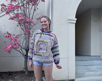 Handmade Crochet Pull-over Sweater