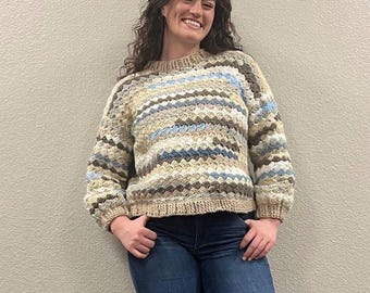 Handmade Crochet Pull-over Sweater