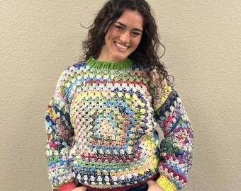 Handmade Crochet Pull-over Sweater