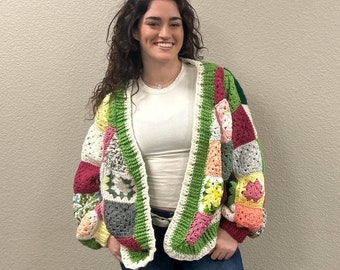 Handmade Crochet Cardigan Sweater