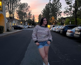 Handmade Crochet Pull-over Sweater