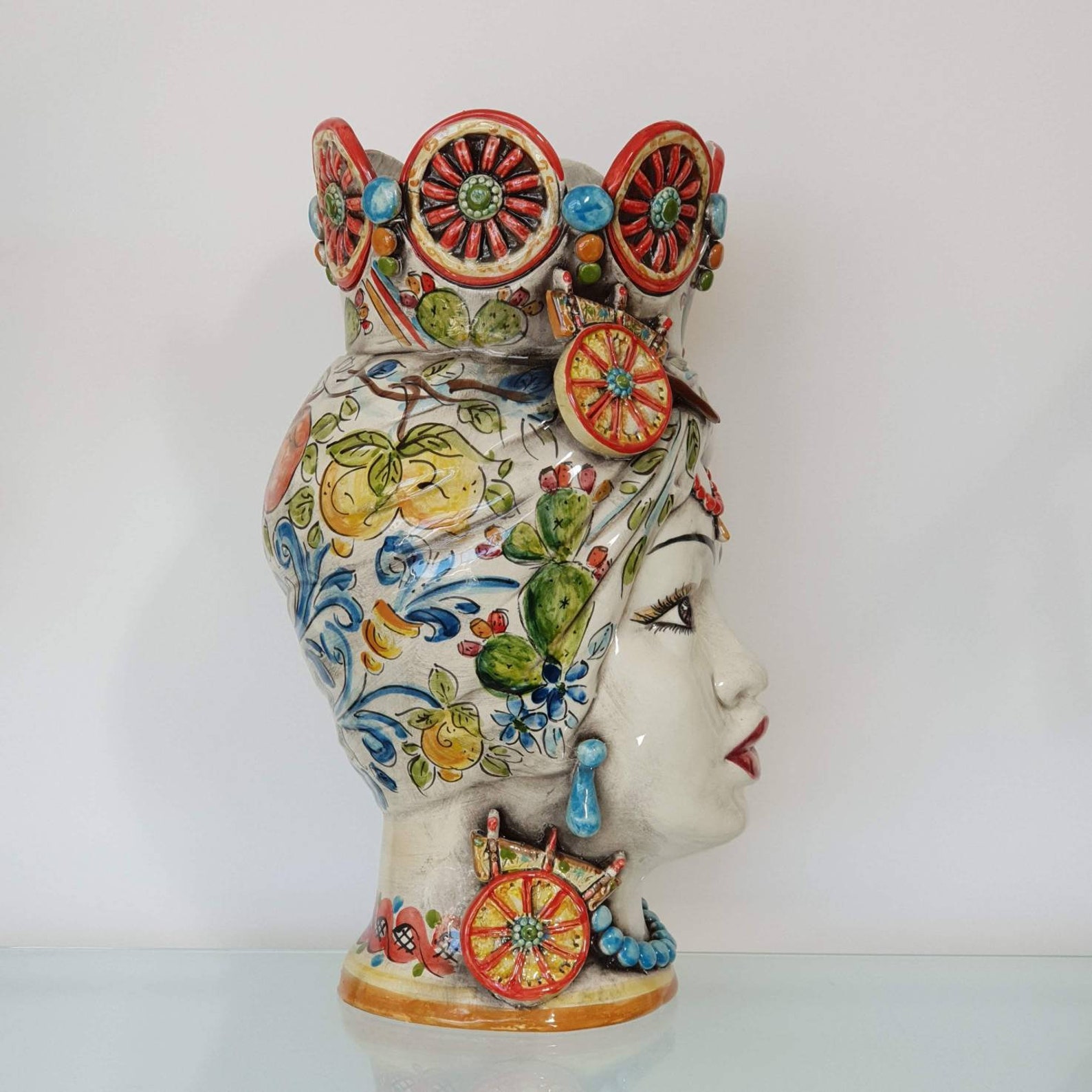 Caltagirone's ceramic H42 heads Etsy