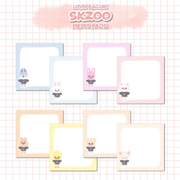 skzoo memo pads