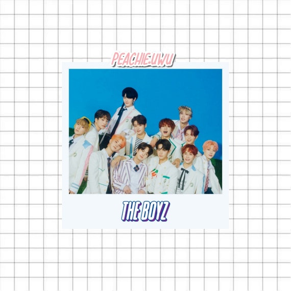 The Boyz Polaroid Set Bloom Bloom Etsy