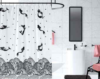 Mermaid Shower Curtain | Etsy