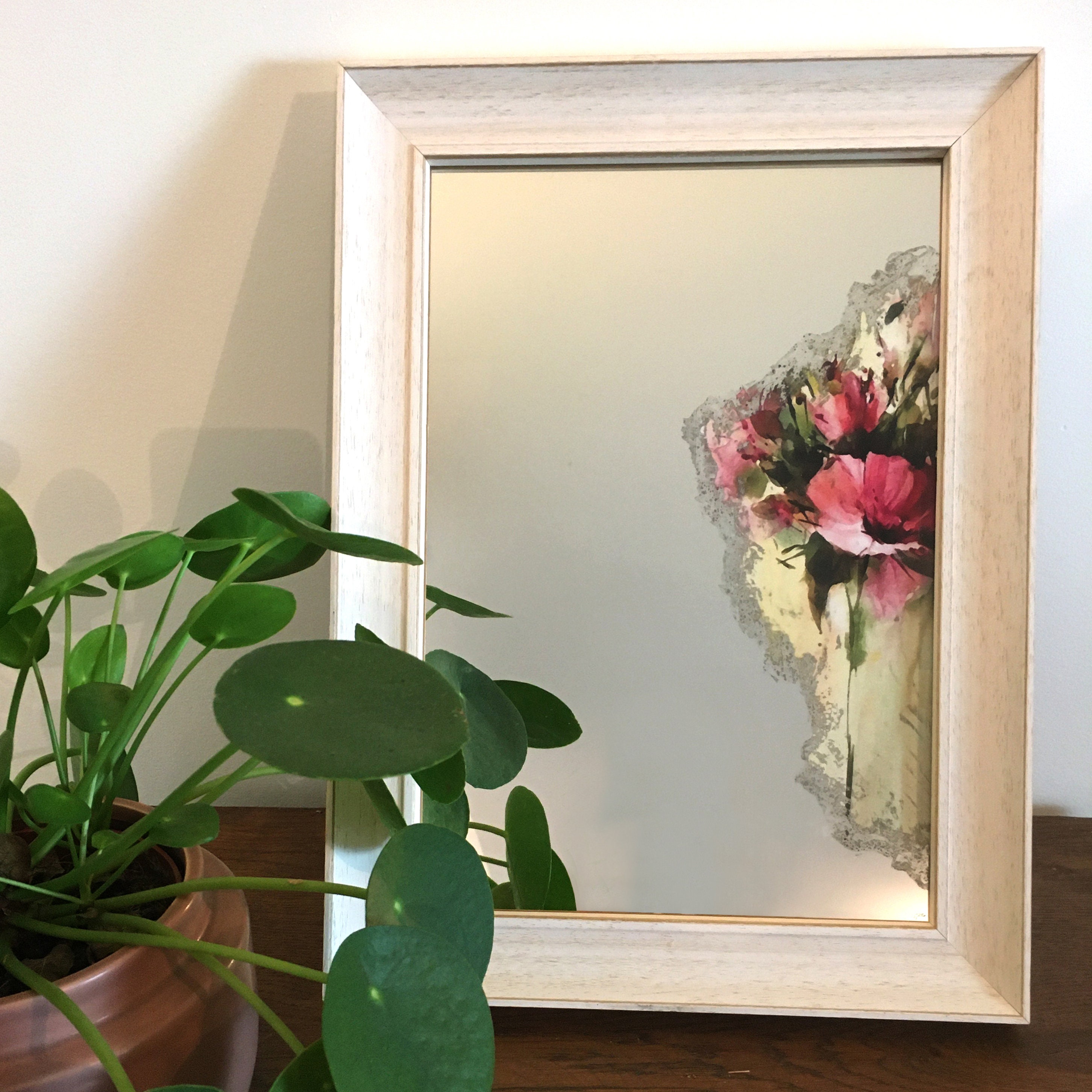 Miroir Mural Rectangulaire, Miroir Décoratif Fait à La Main, Motifs Perses