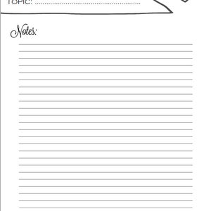 Printable LDS General Conference Note Journal Pages for Adults and ...