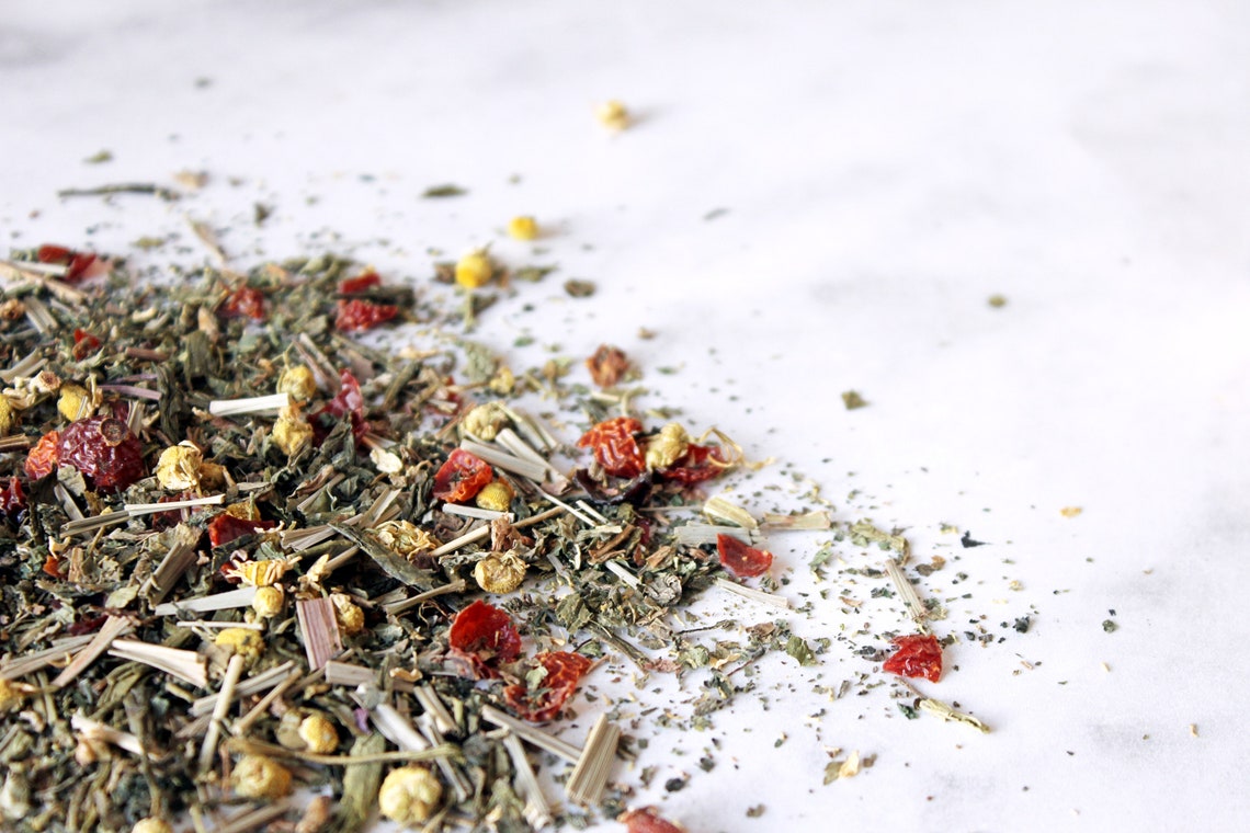 UTI & Kidney Tea Herbal Green Tea Blend for Urinary Tract Etsy