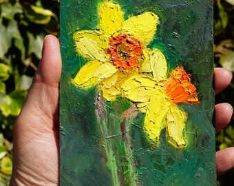 Narcissus Malerei Etsy