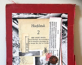 Hoofdstuk 2 found object & ephemera collage