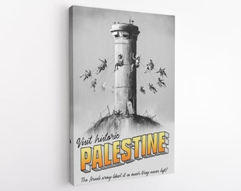 Banksy Art Palestine Etsy Banksy Art Palestine Etsy