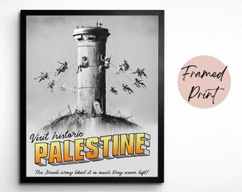 Banksy Art Palestine Etsy Banksy Art Palestine Etsy