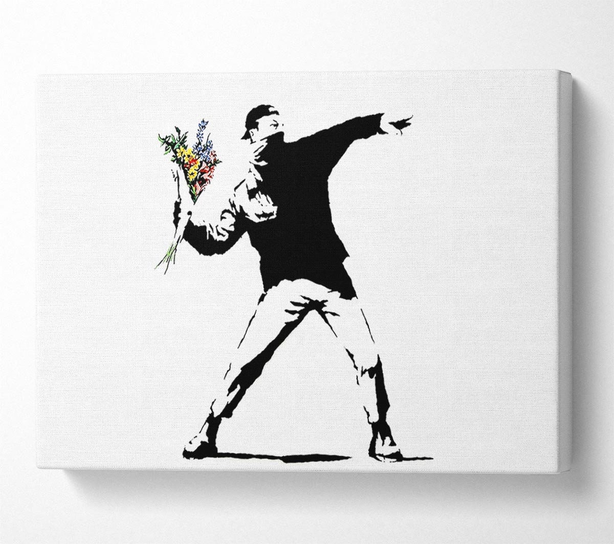 Banksy Flower Thrower - Etsy