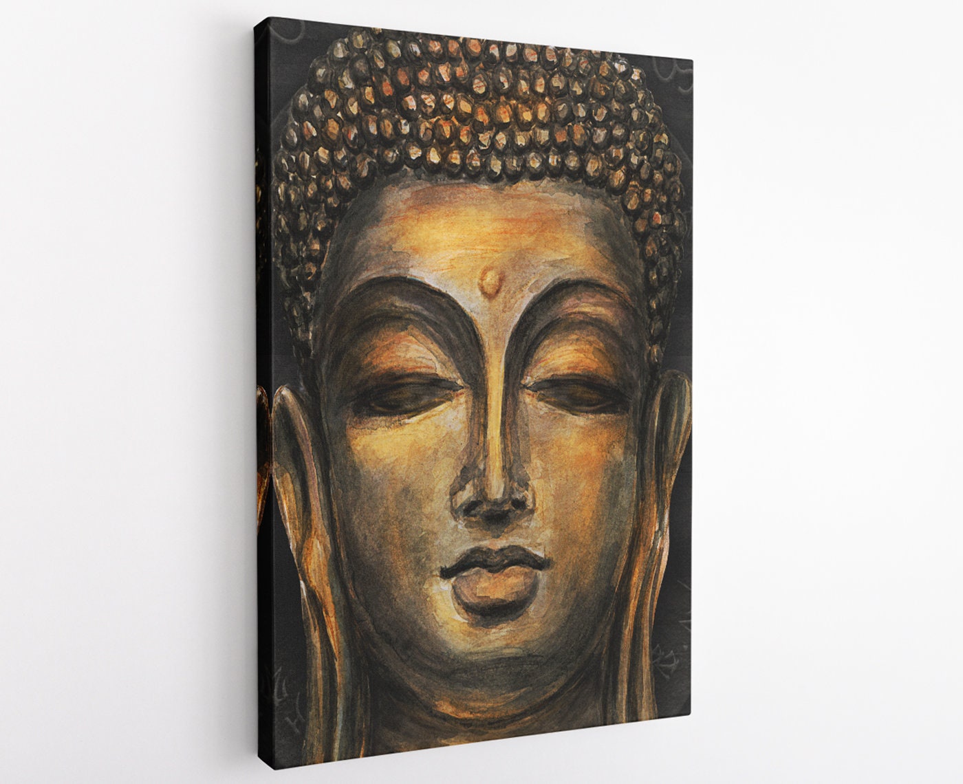 Buddha Art Framed Canvas Wall Art Gift Print Oversized Wall Etsy UK