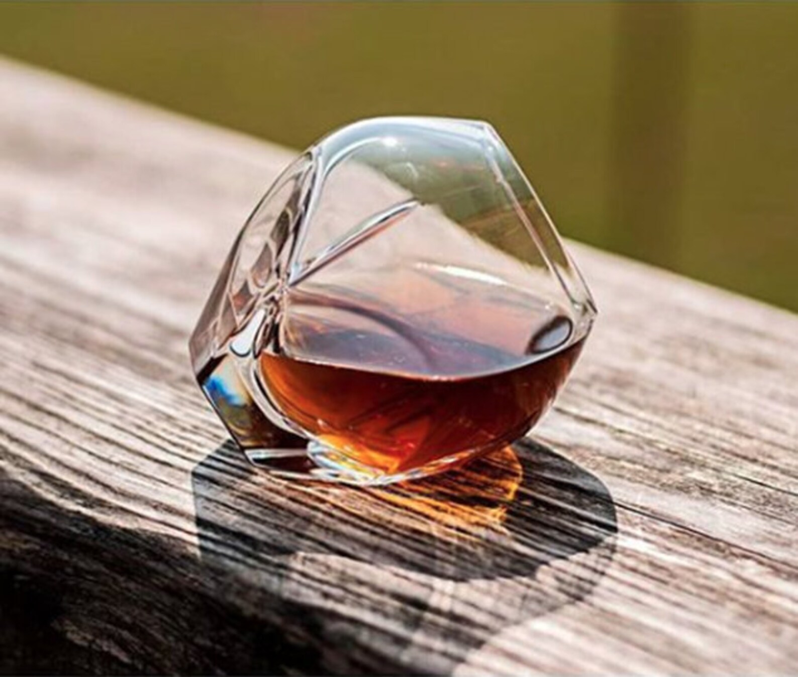 8.5oz 250ml HandMade Crystal Stemless Brandy & Cognac Etsy