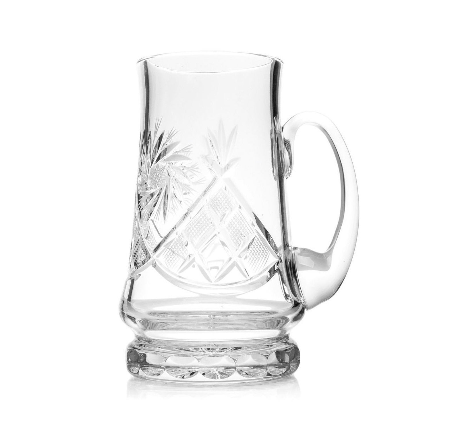 Neman Handmade Cut Crystal Beer Mug 22 Oz / 650 Ml Best Man Etsy