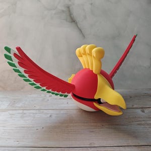 3D-printade animebollar: Ho-Oh