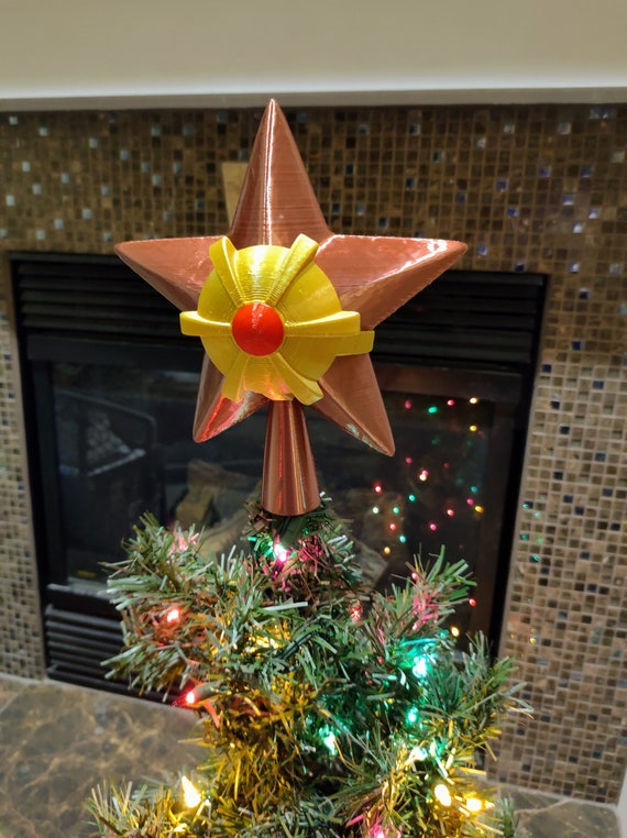 3D Printed Staryu Tree Topper - Etsy