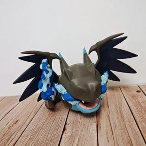 3D-printade animebollar: Mega Charizard X