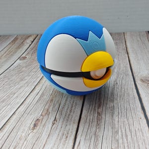 3D-printade animebollar: Piplup