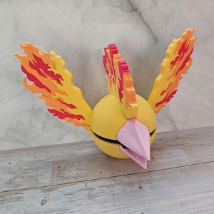 3D-printade animebollar: Moltres