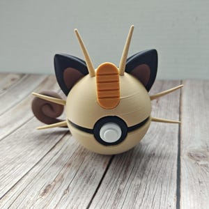 3D-printade animebollar: Meowth