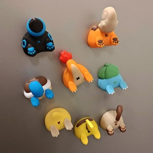 3D Printed Anime Bum Magnets